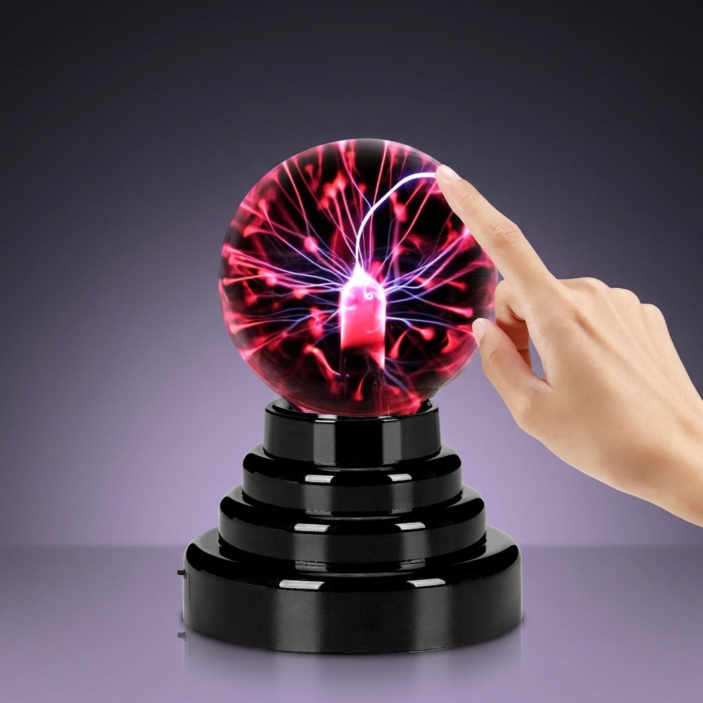 Plasma Ball Lamp with Electric Filaments
