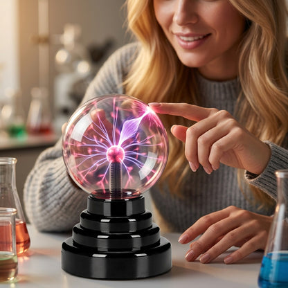 Plasma Ball Lamp with Electric Filaments